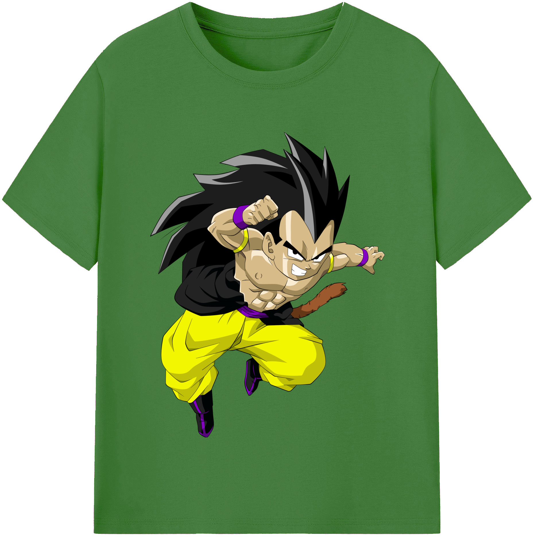 （画像用） ドラゴンボール ベジータ四世（Bejīta Yonsei）DRAGON BALL Vegeta IV レディースカジュアルプリントTシャツ（綿100％）